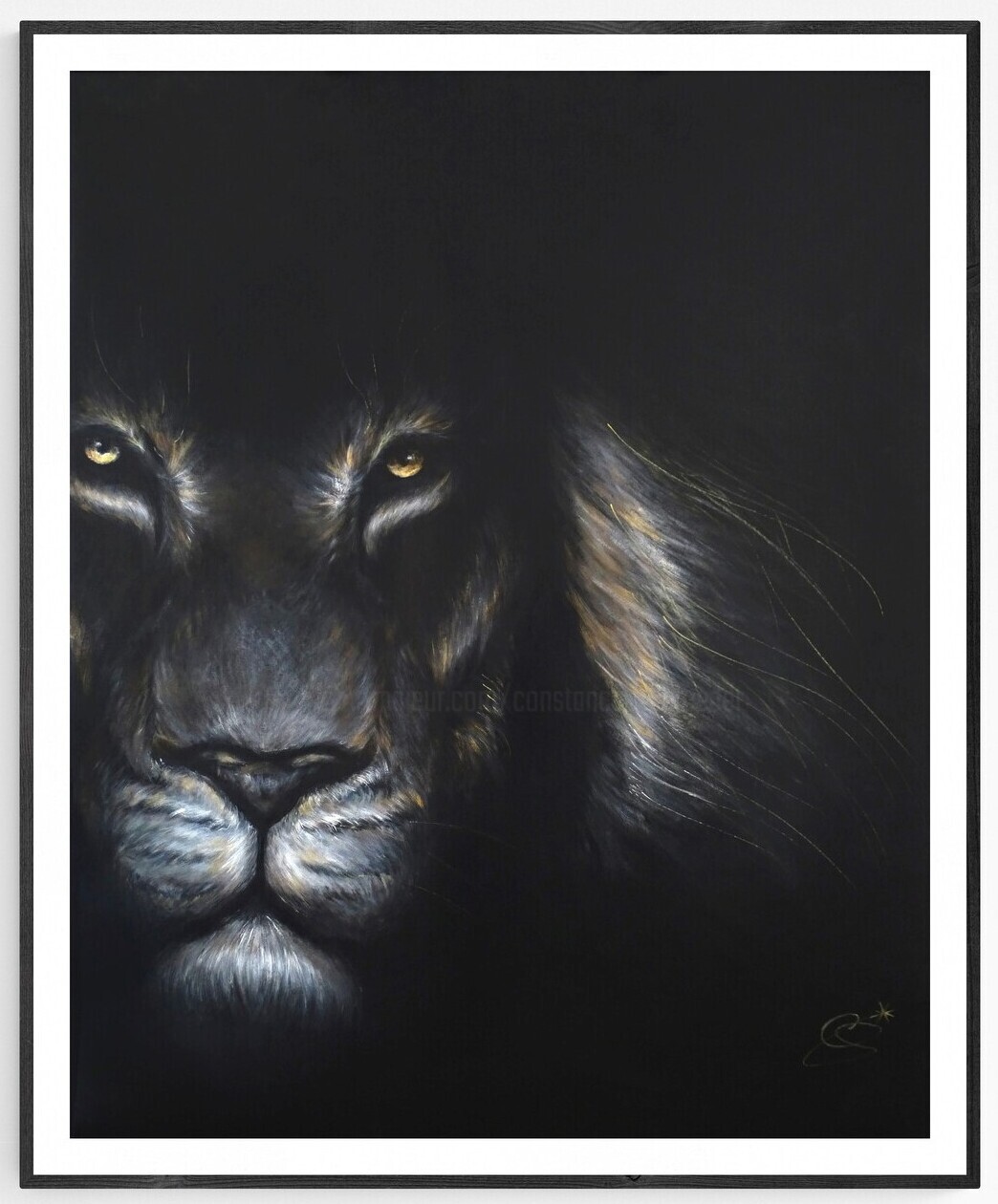 Constance Schroeder - Tirage Lion 40x50 cm